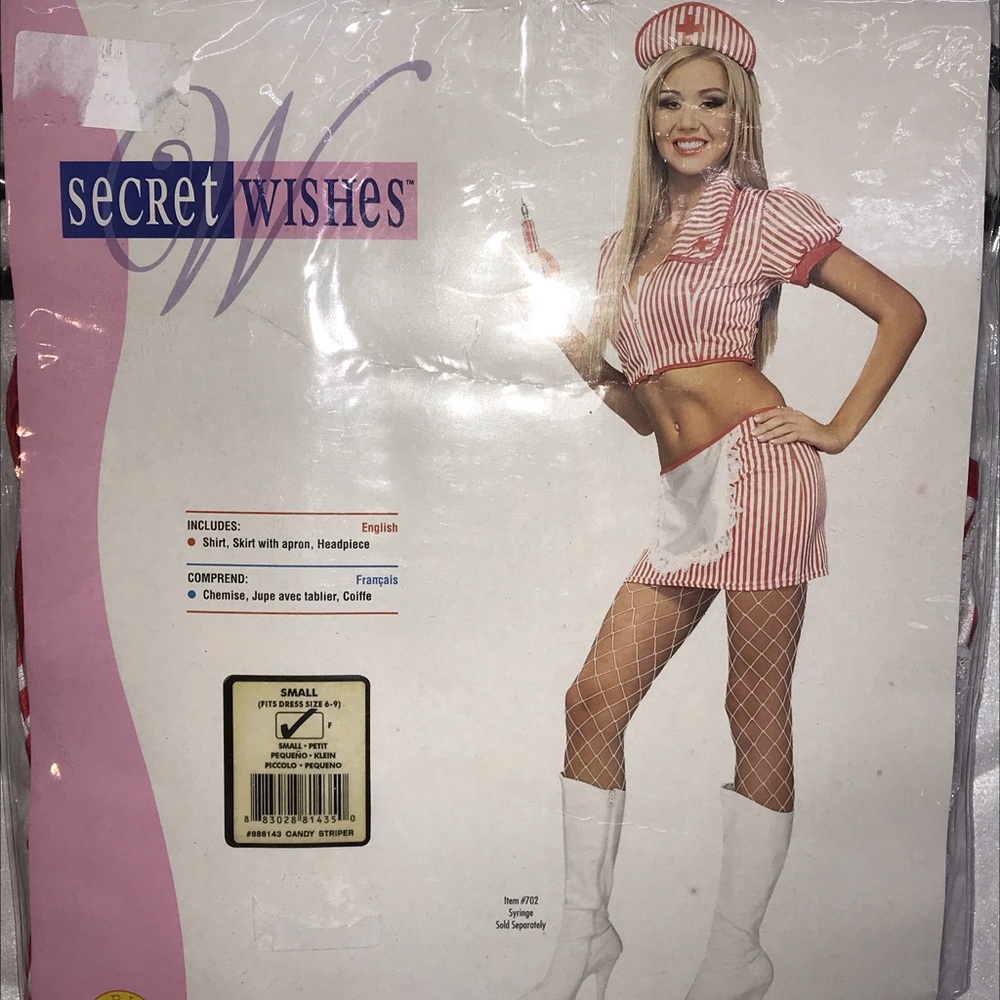 Secret Wishes Sexy Nurse / Candy Striper Costume